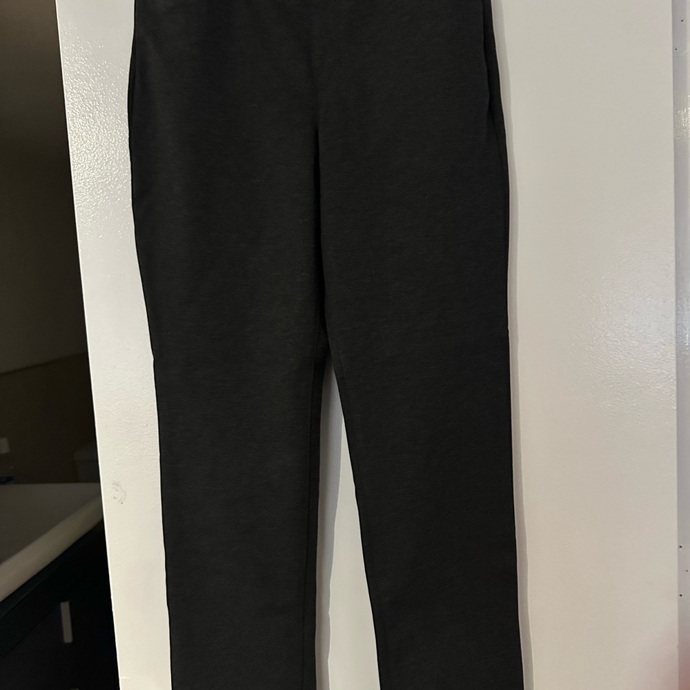 Charcoal Leggings with Smooth Matte Finish